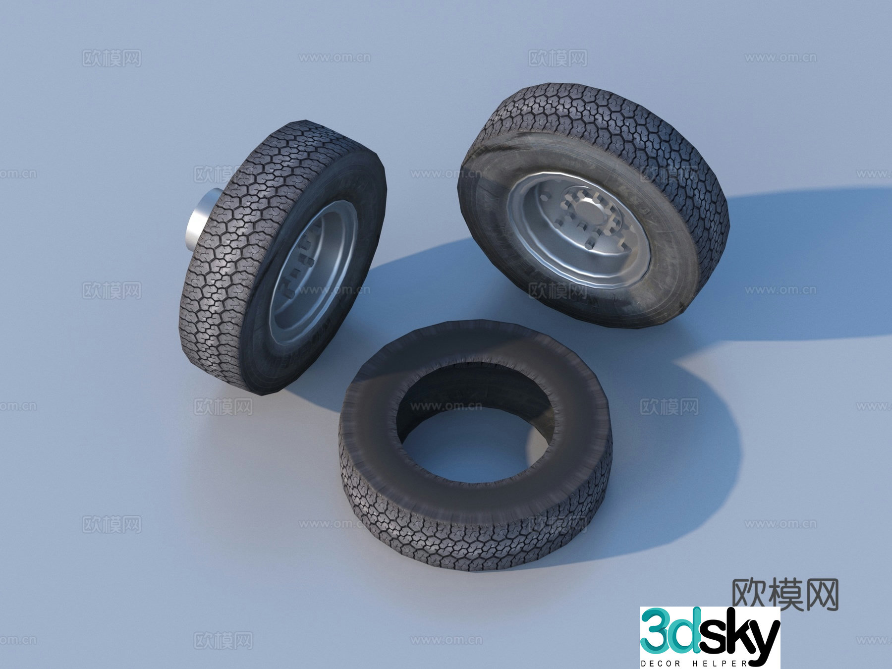 Tires Tires Rings Wheels New Tires 3D Model