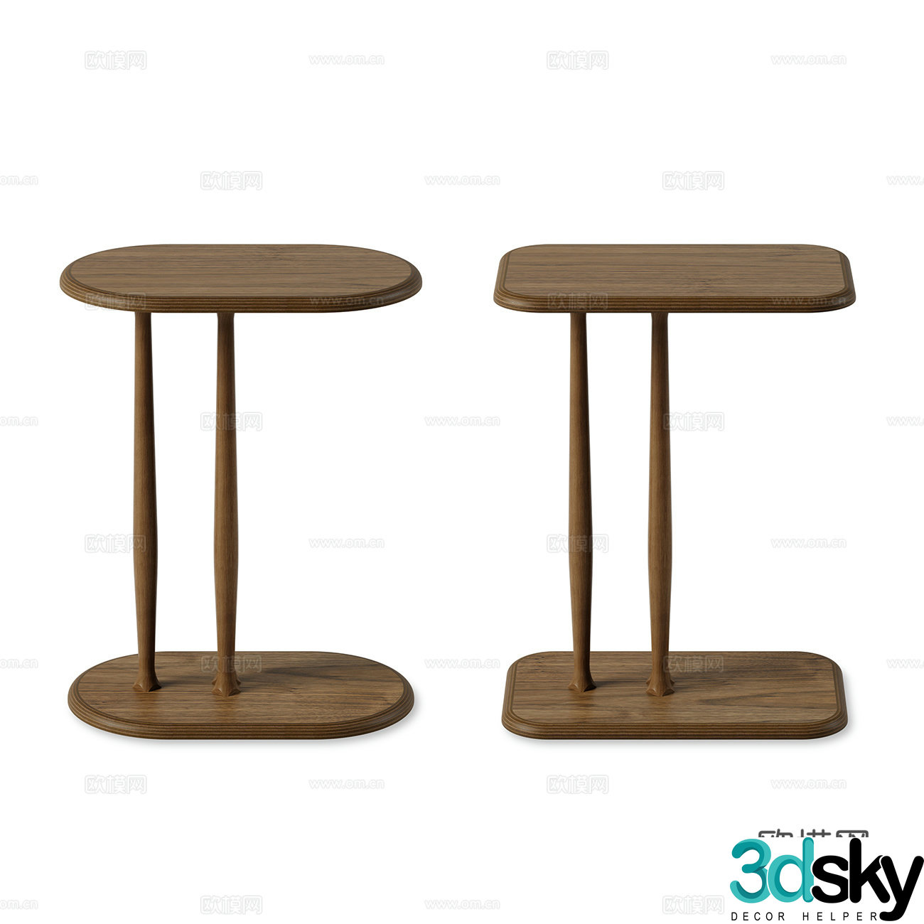3D model of side angle angle