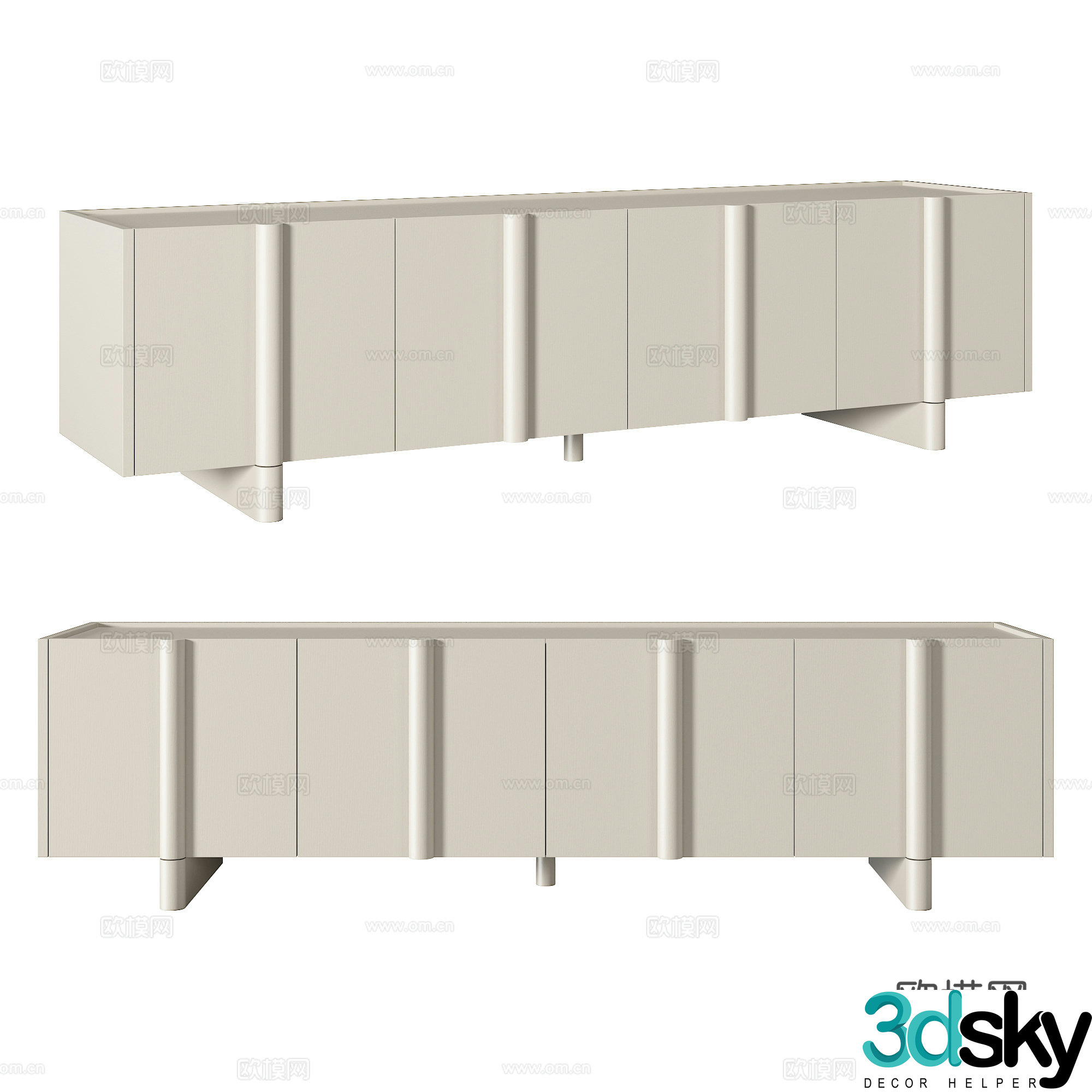 Modern TV cabinet 3d model