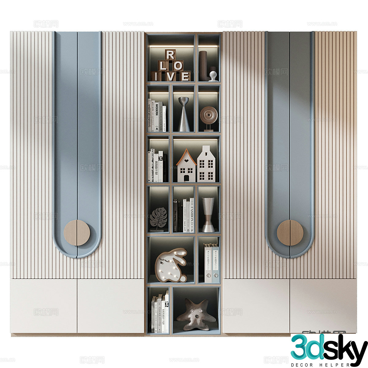 Children’s Wardrobe 3d Model