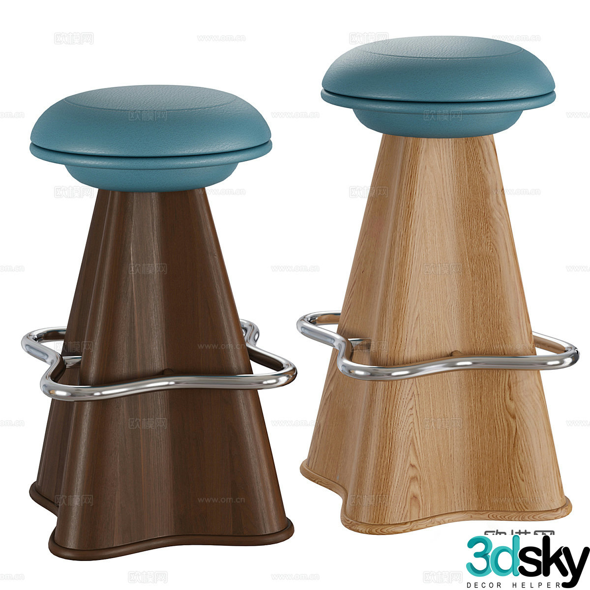 3D model of Carlo chair designed by Bryan O’sullivan