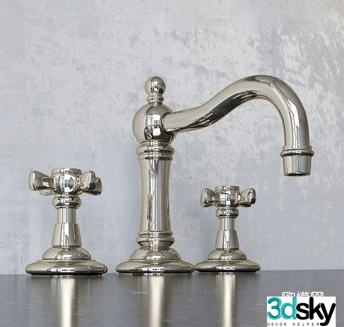 American faucet European faucet Simple European faucet Classical faucet Bathroom faucet 3D model