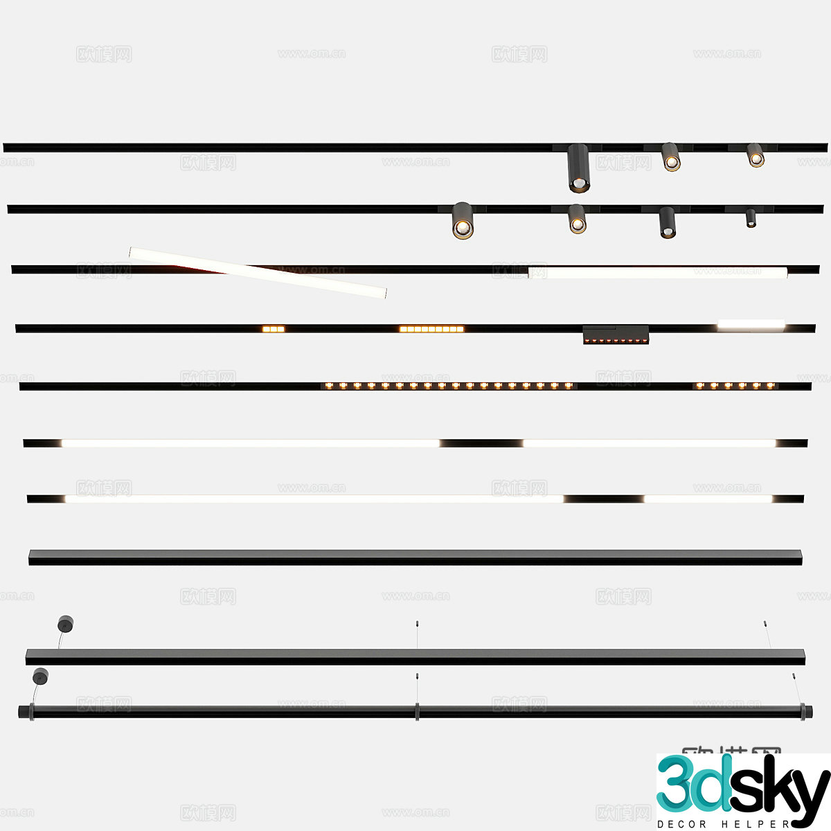 Orbital system centersvet Infinity3d model