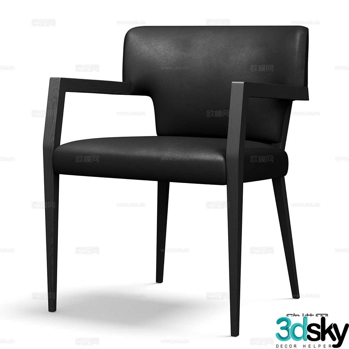 New Chinese style Wasabi Chair 3D Model