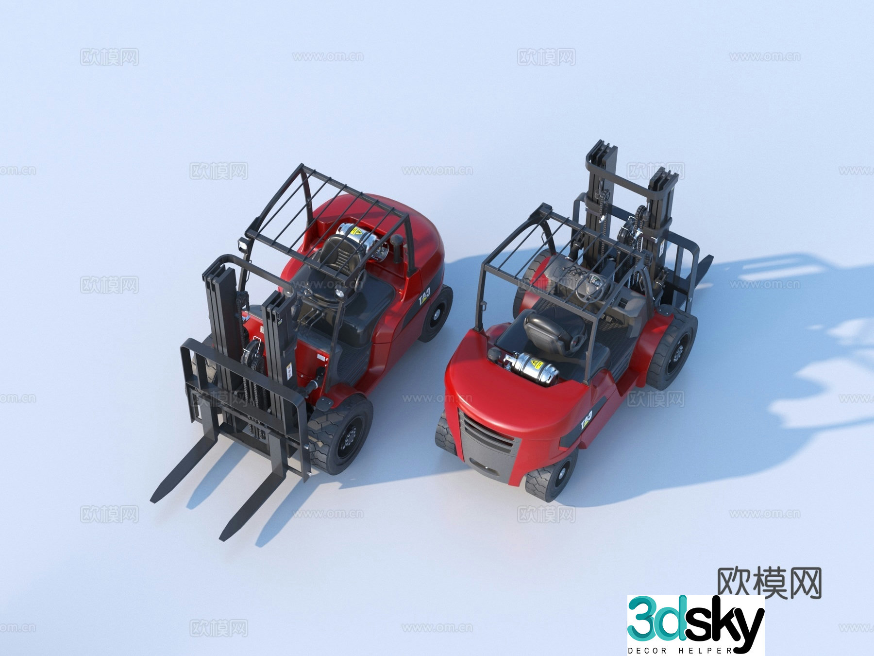 Forklift Pallet Truck Pallet Truck 3D Model