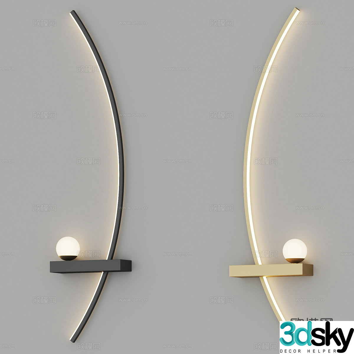 Wall lamp 3d model
