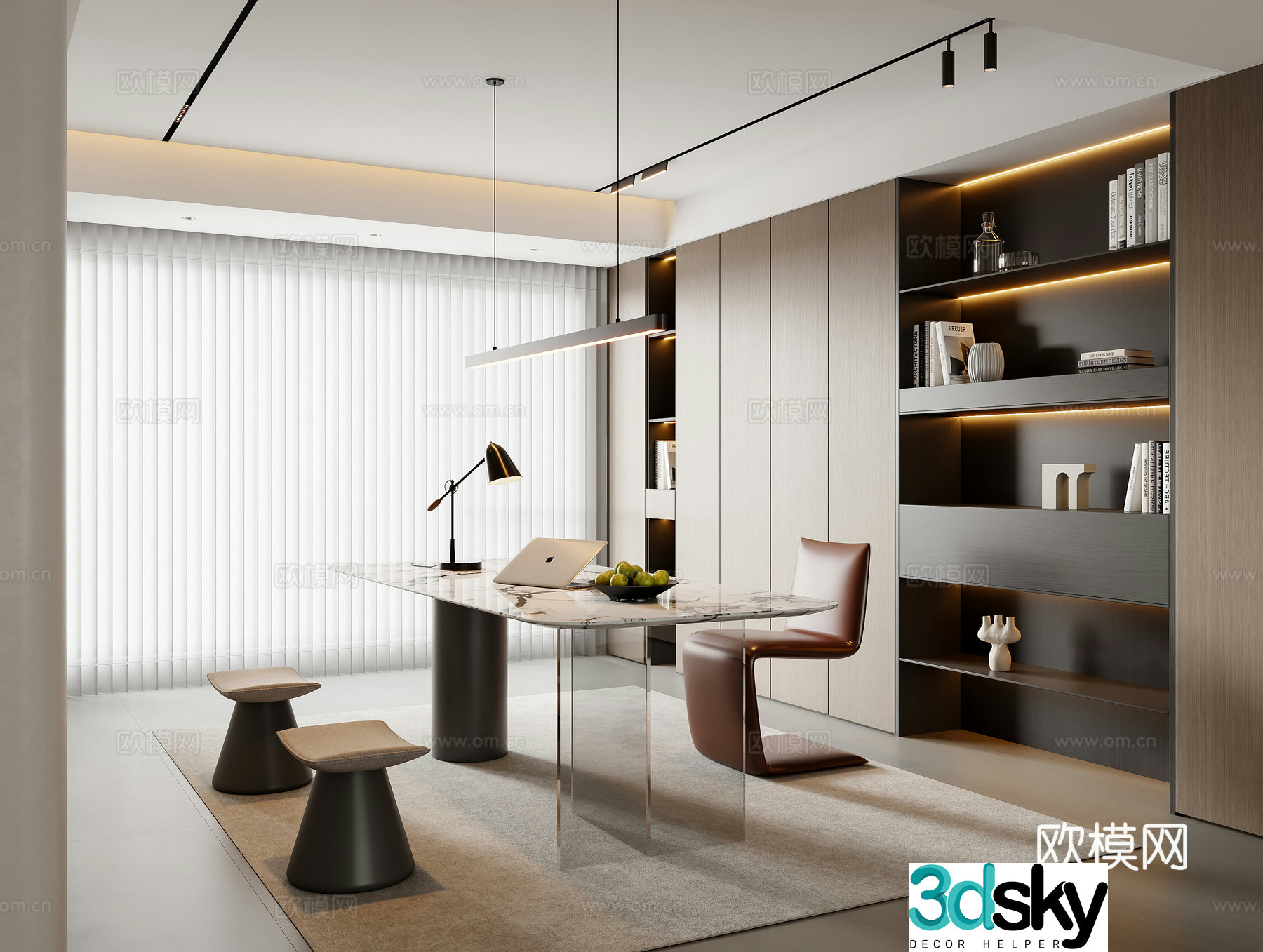Italian study 3D model