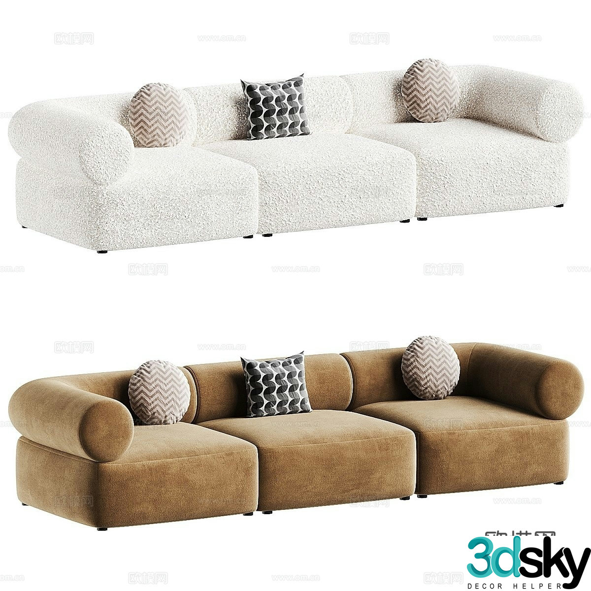Multiplayer sofa 3d model