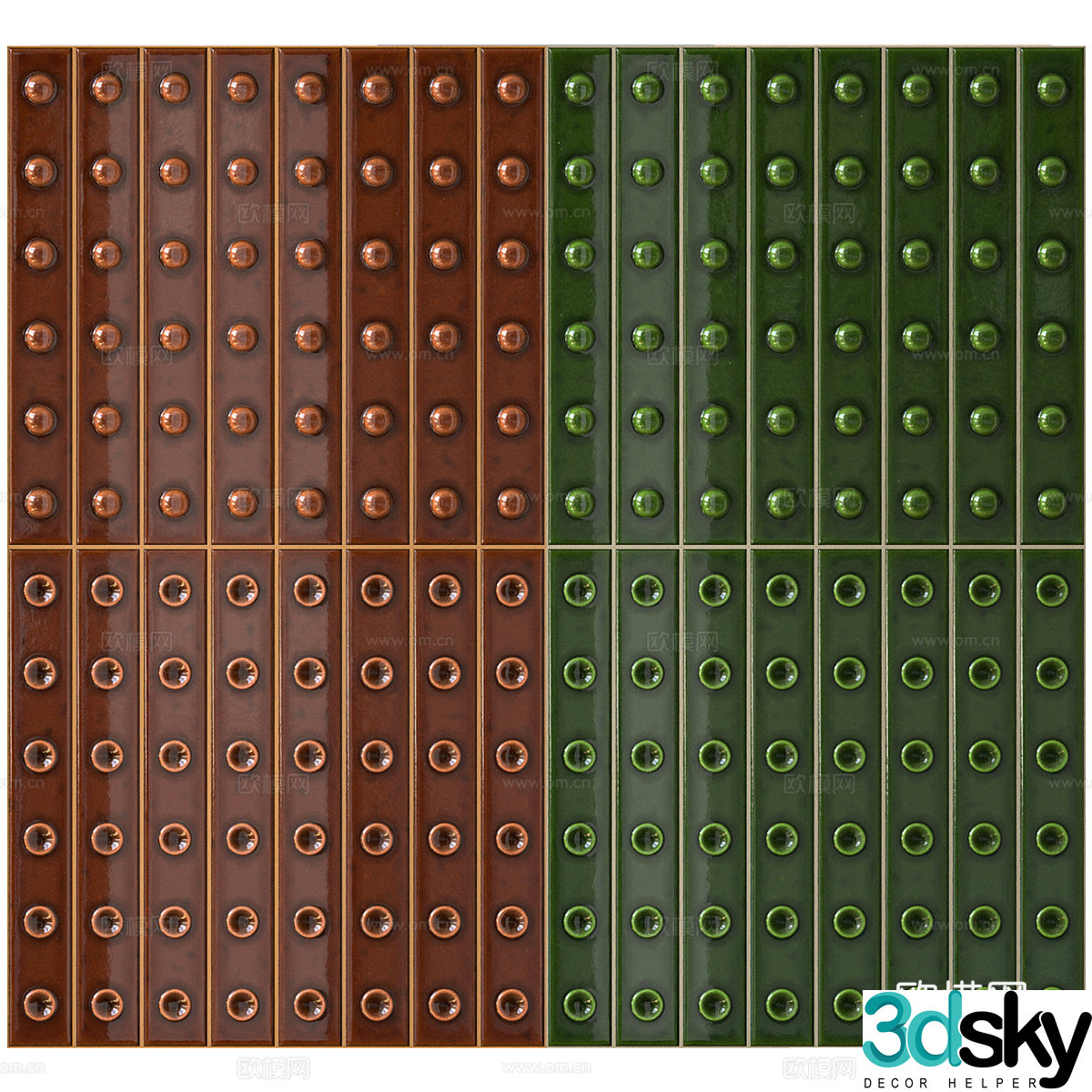 Modern wall decoration 3d model