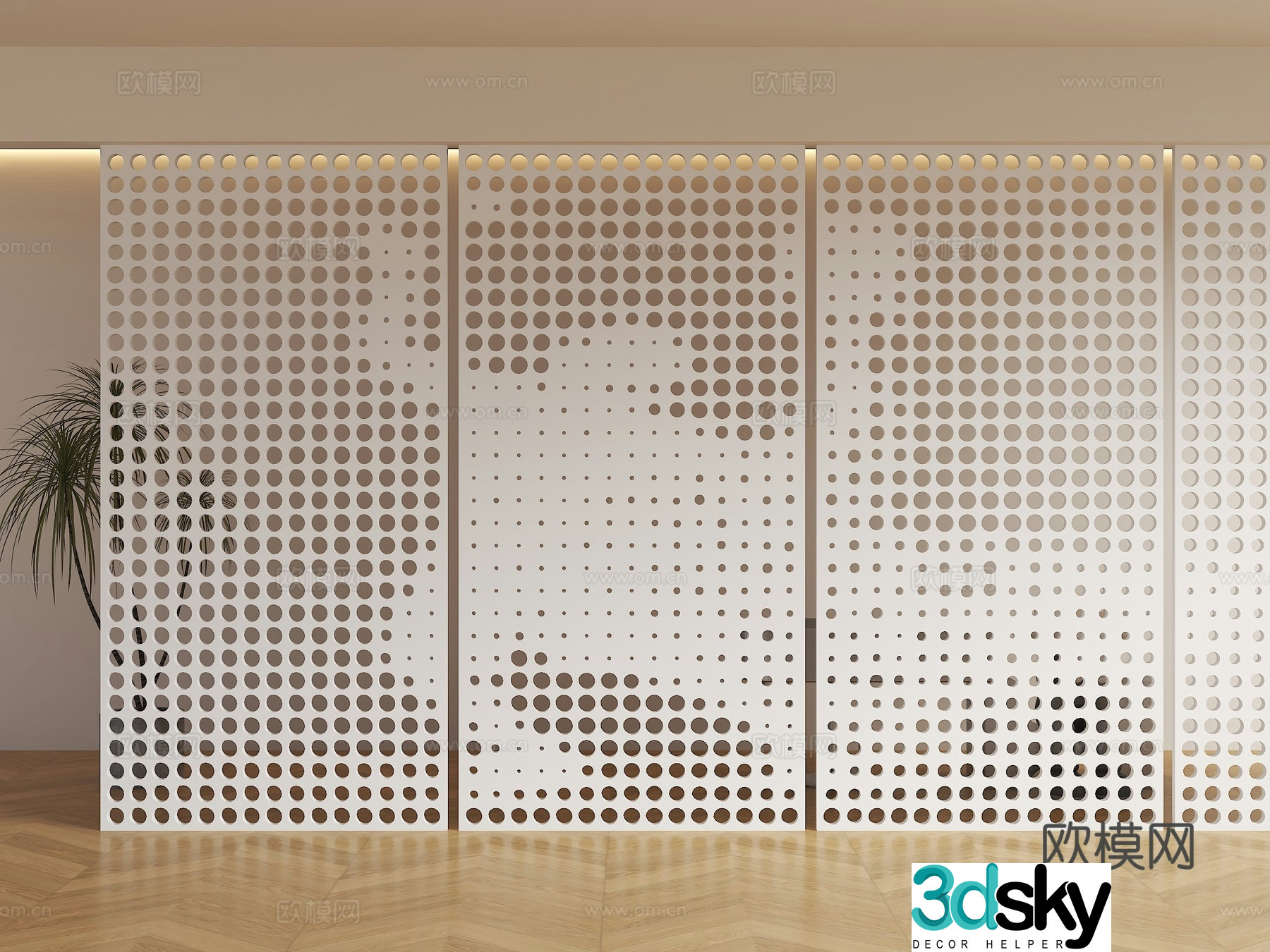 Modern punching background wall Creative background wall Sports hall background wall Gym culture wall Sports 3D model
