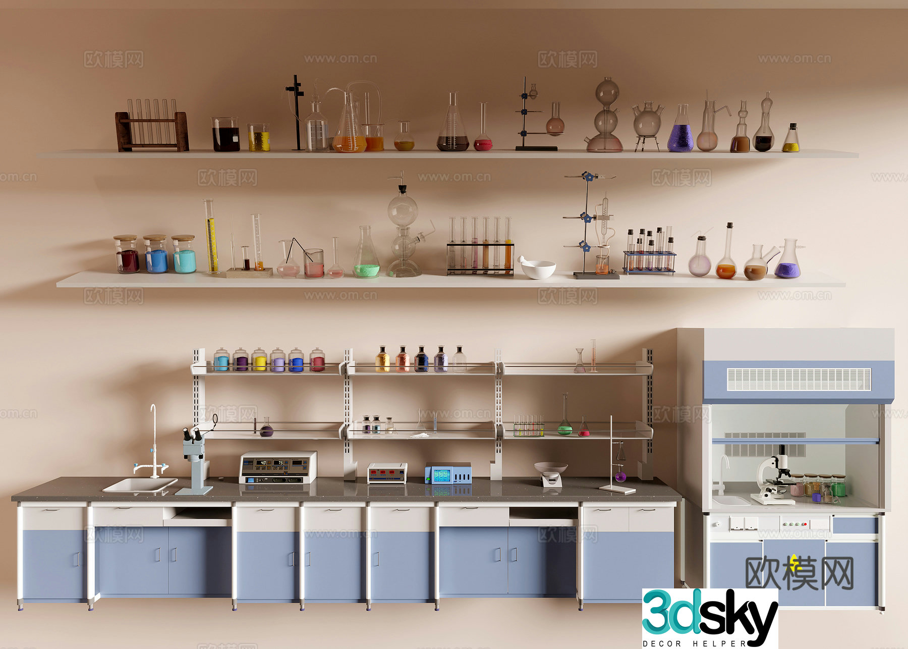 Chemical Equipment 3D Model