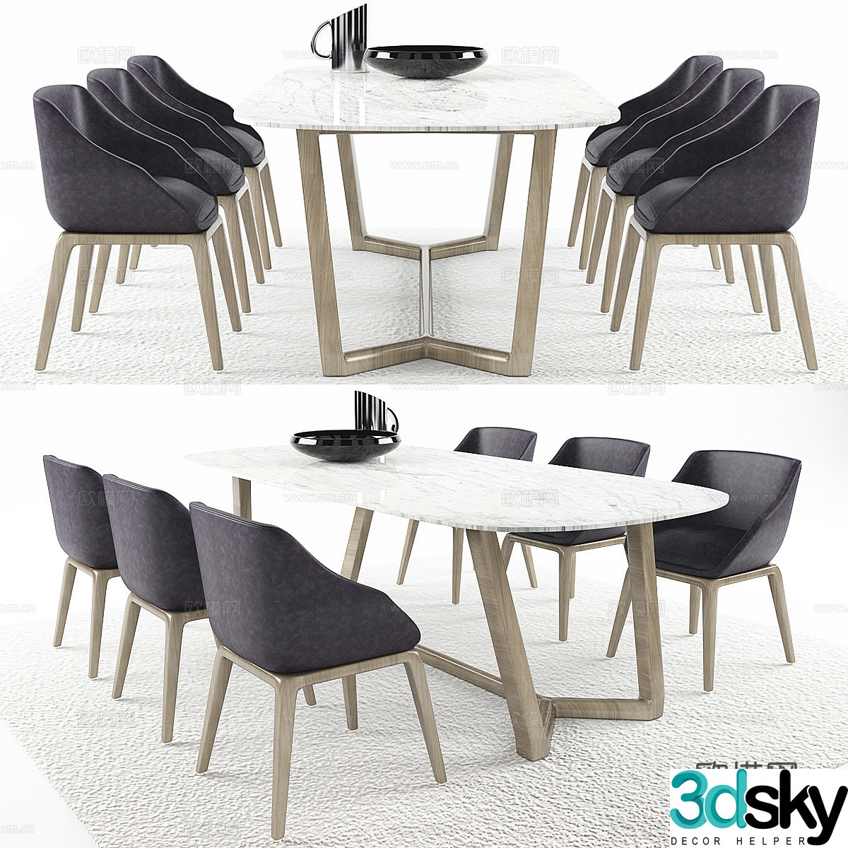 Dining table 3d model