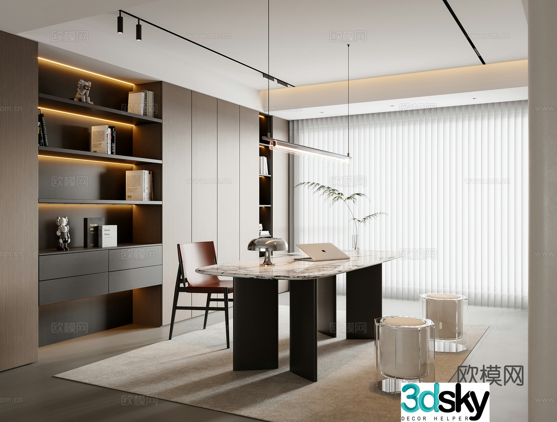 Italian study 3D model