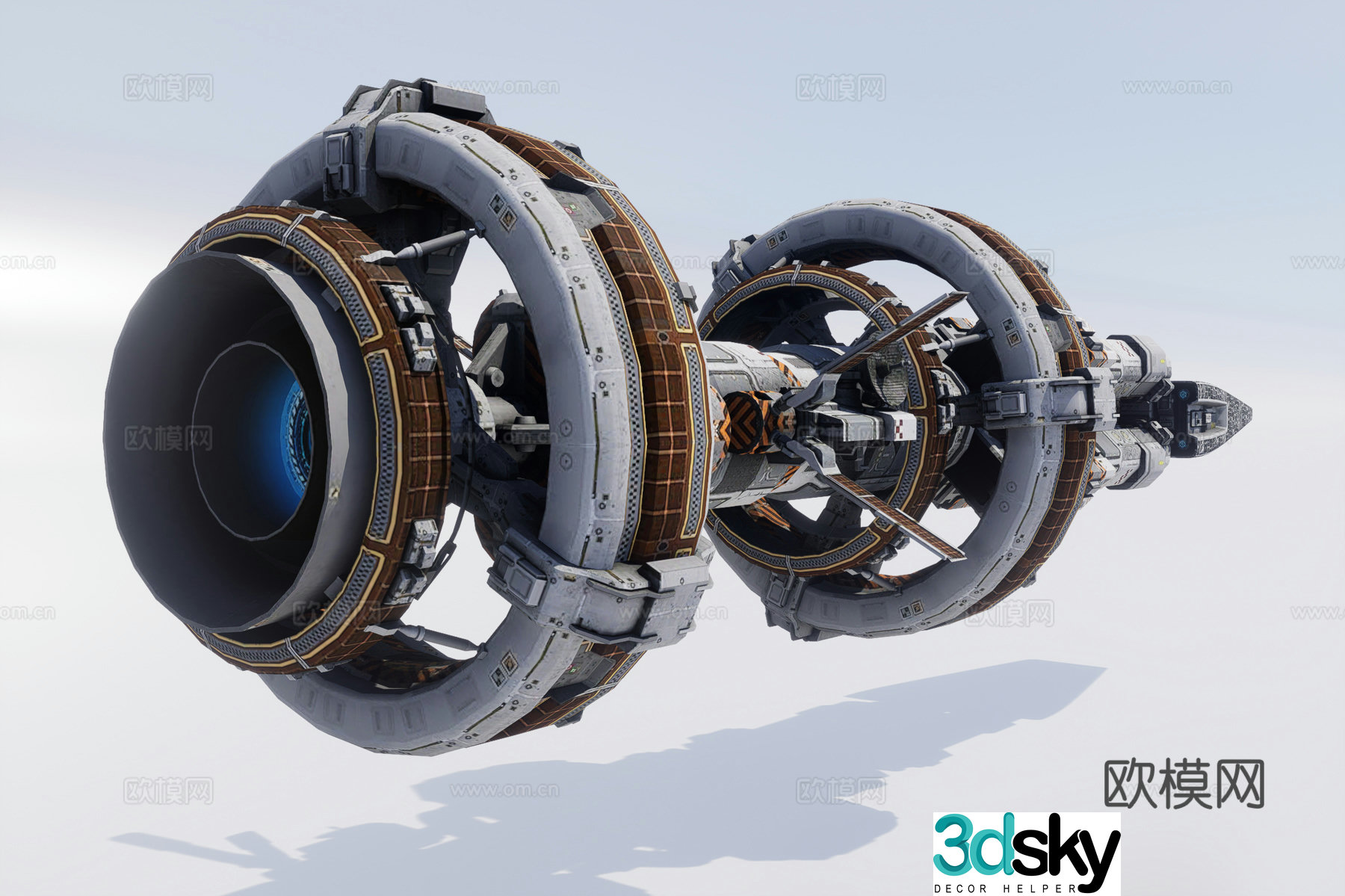 Colonial mothership 3d model