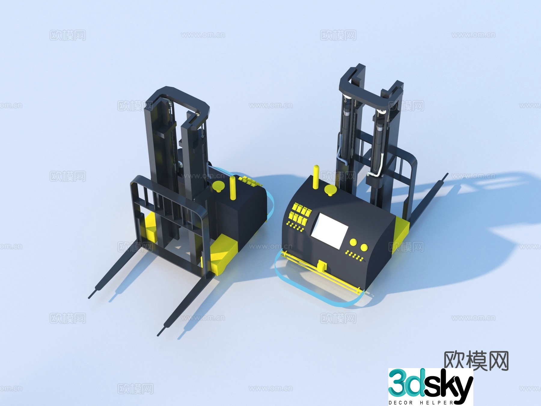 Forklift Pallet Truck Pallet Truck 3D Model