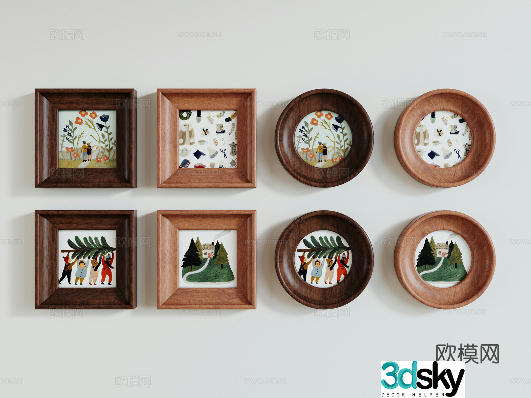 Children’s decorative painting 3d model