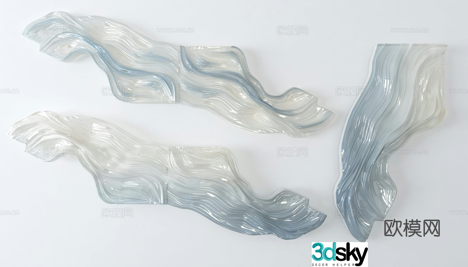 3D wall decoration model