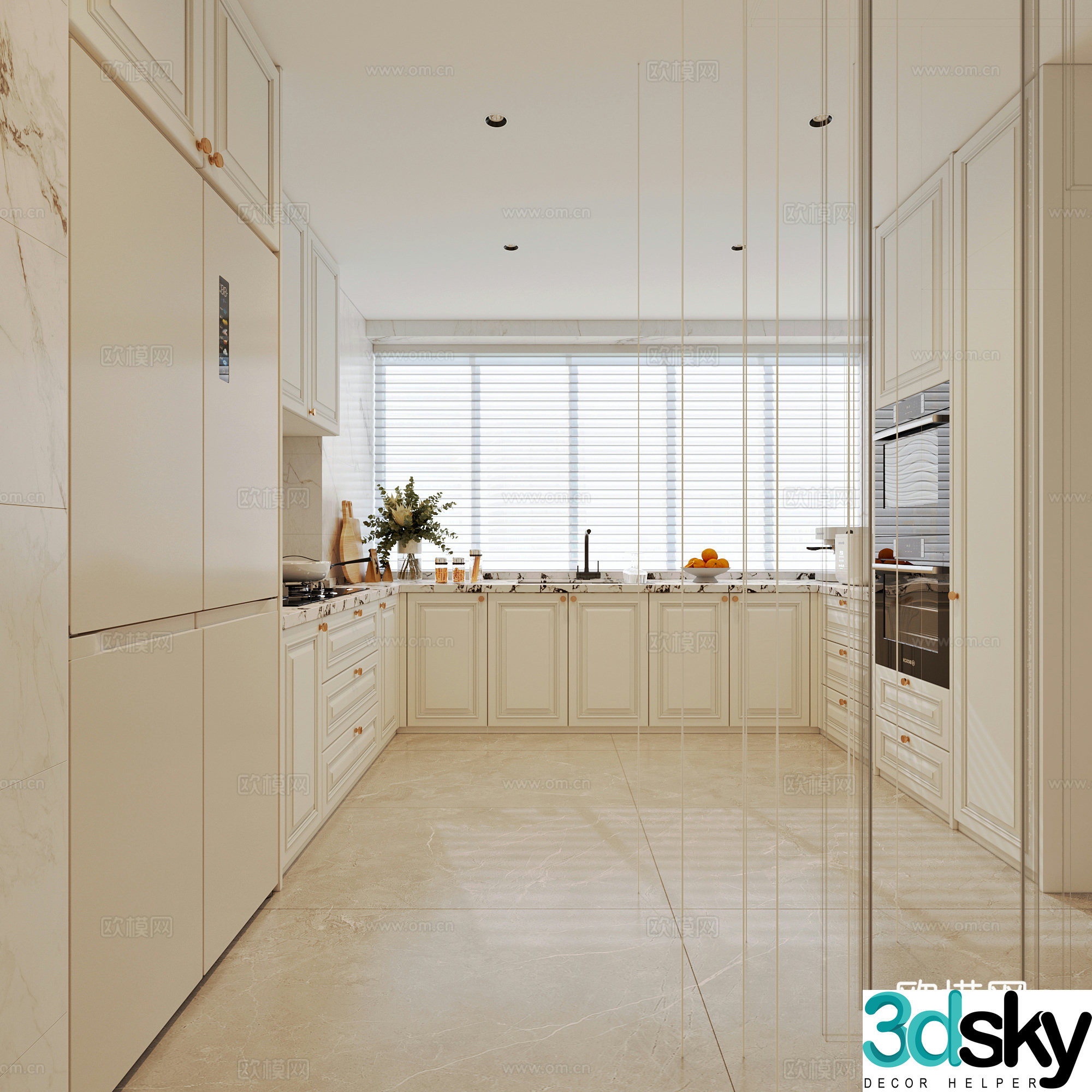 French kitchen 3d model