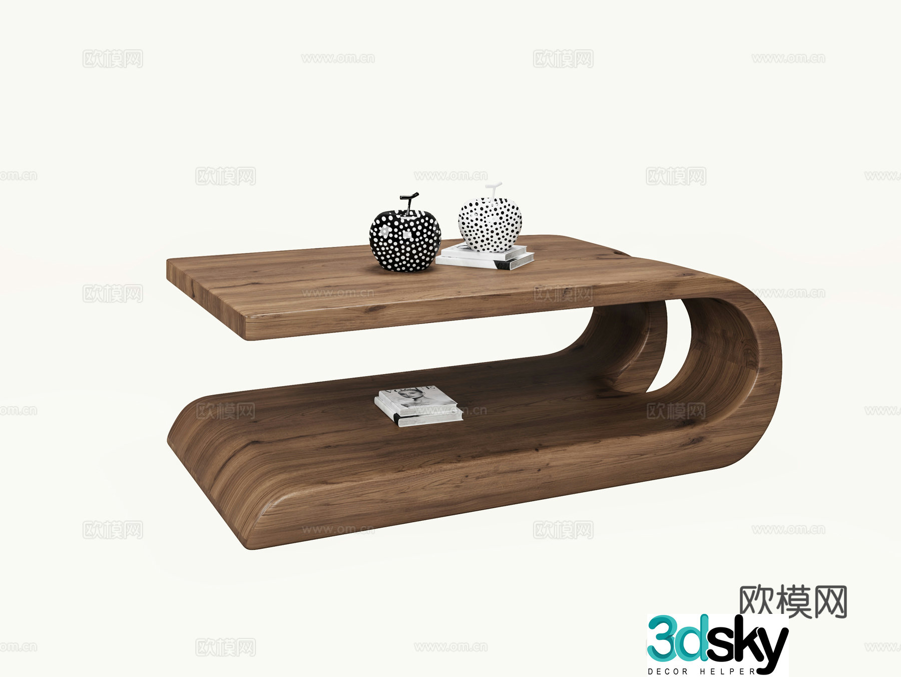 Modern coffee table 3d model