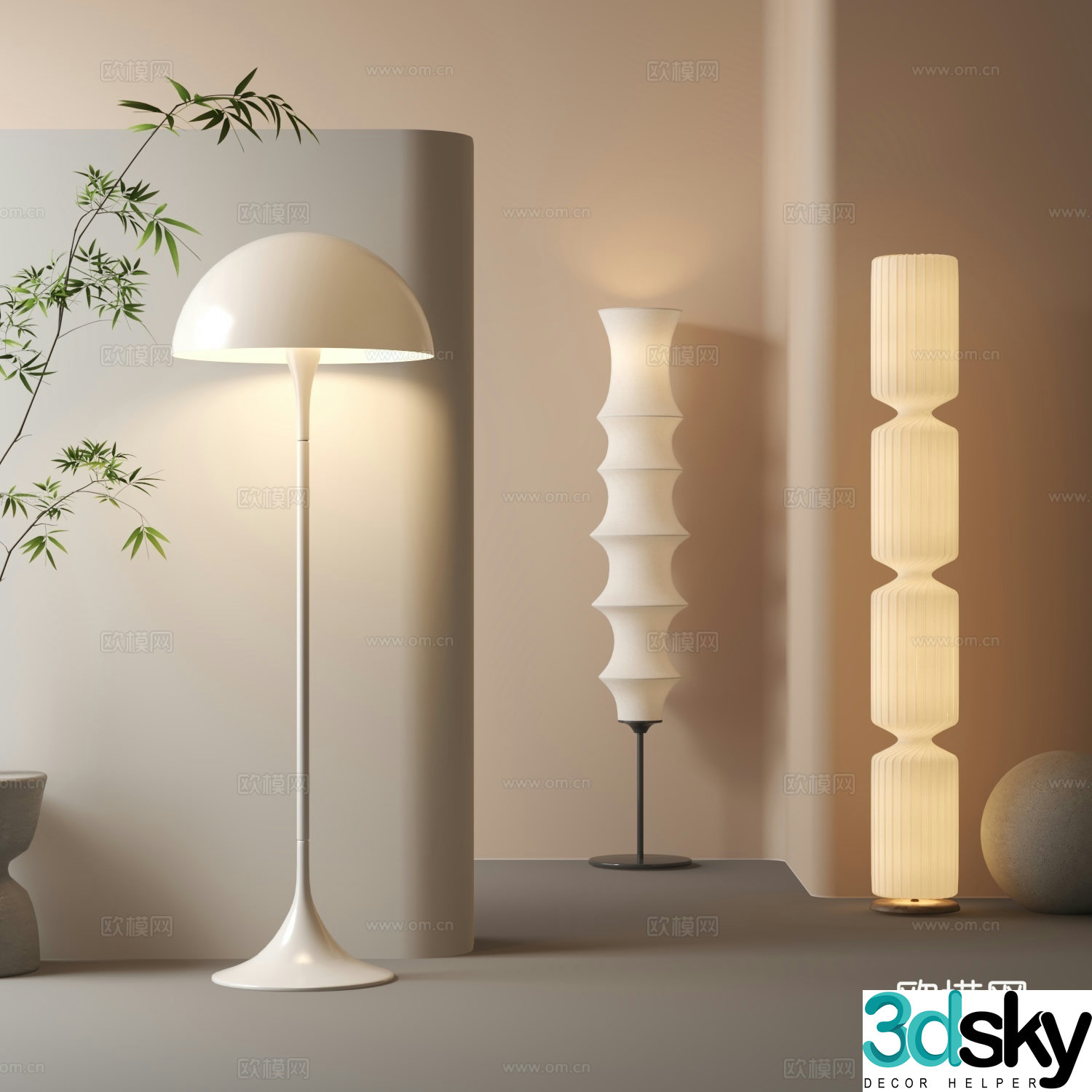 Modern 3D model