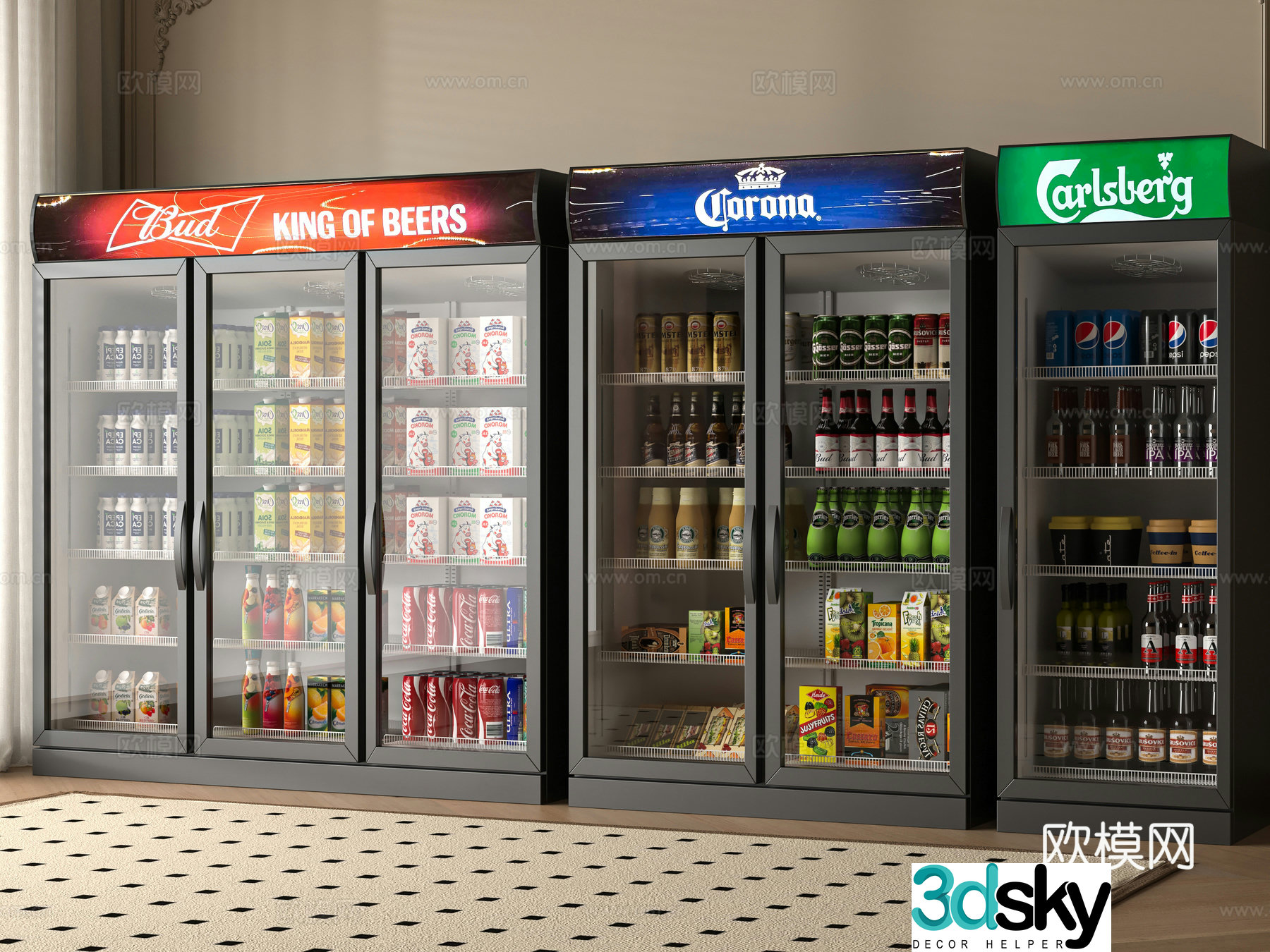 Modern vending machine 3d model