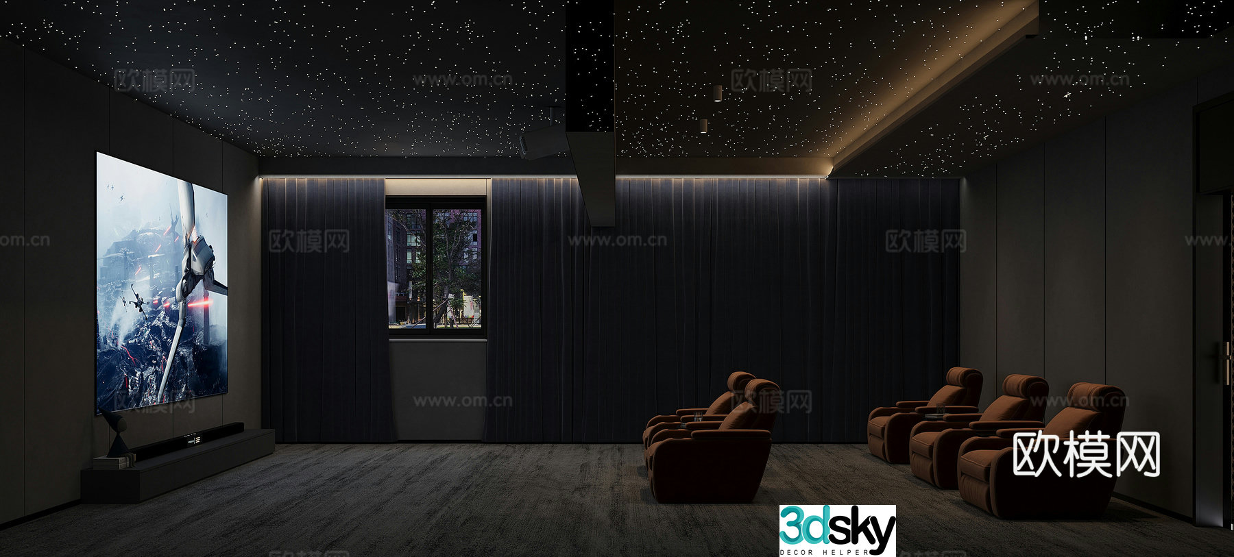 Home Audio Studio 3D Model