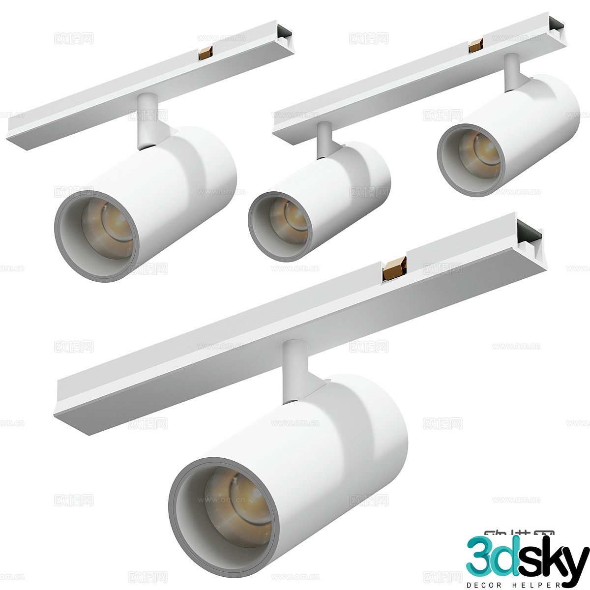 Modern simple chandelier chandelier simple chandelier living room chandelier lamp 3d model