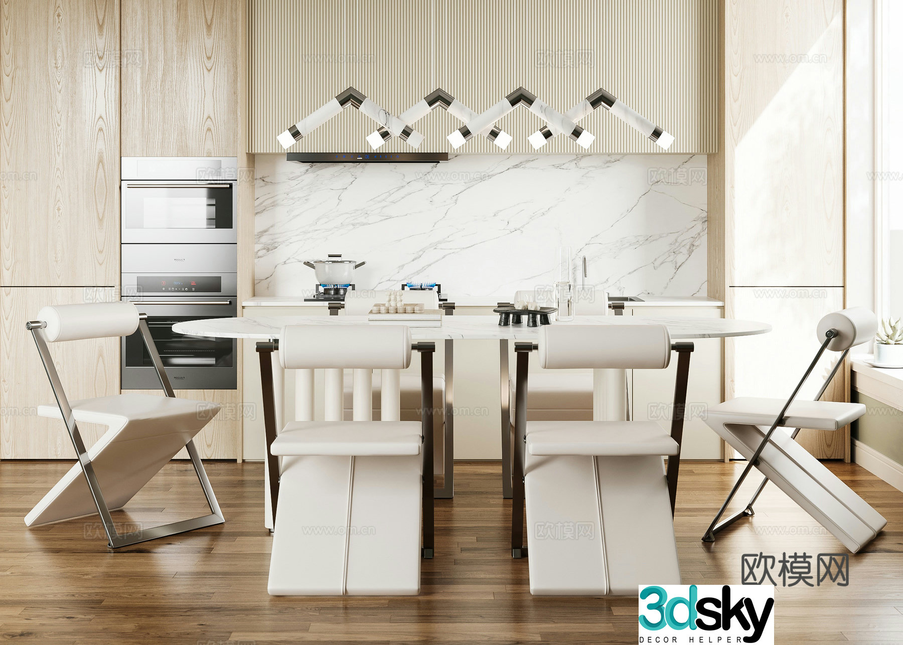 Creamy restaurant 3d model