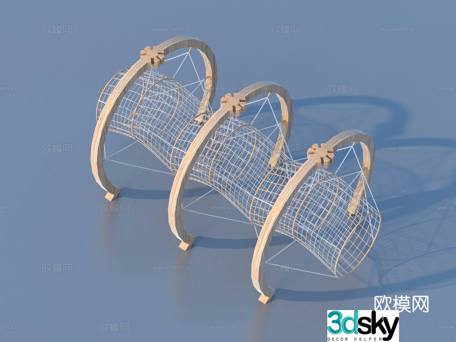 Children’s Equipment Ride Facilities Kindergarten Slide 3D Model
