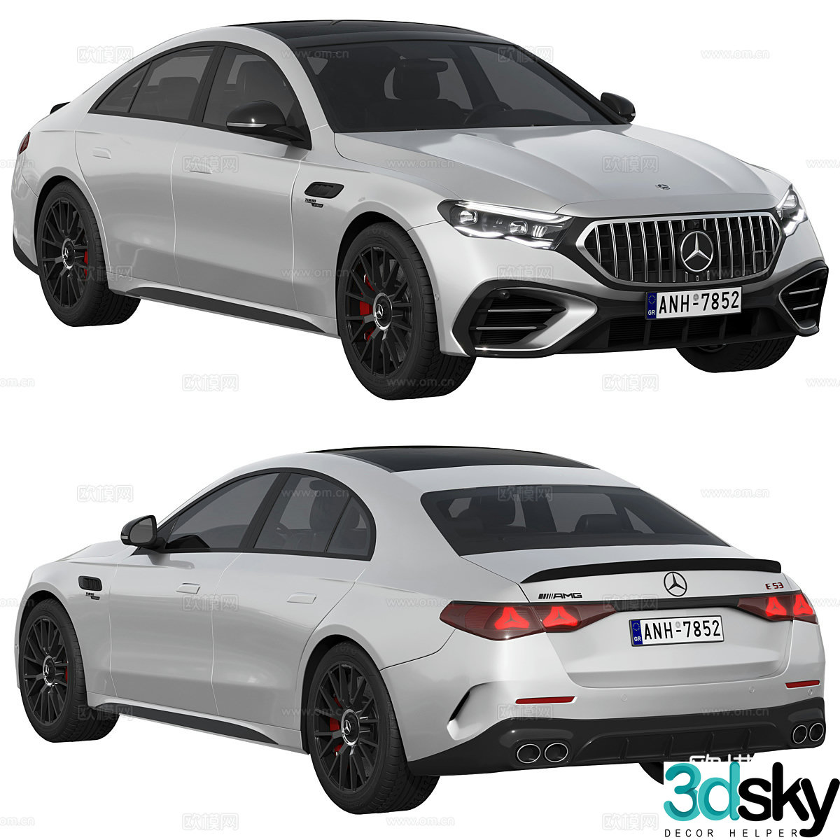 Mercedes-Benz E53 AMG Hybrid 20243d Model