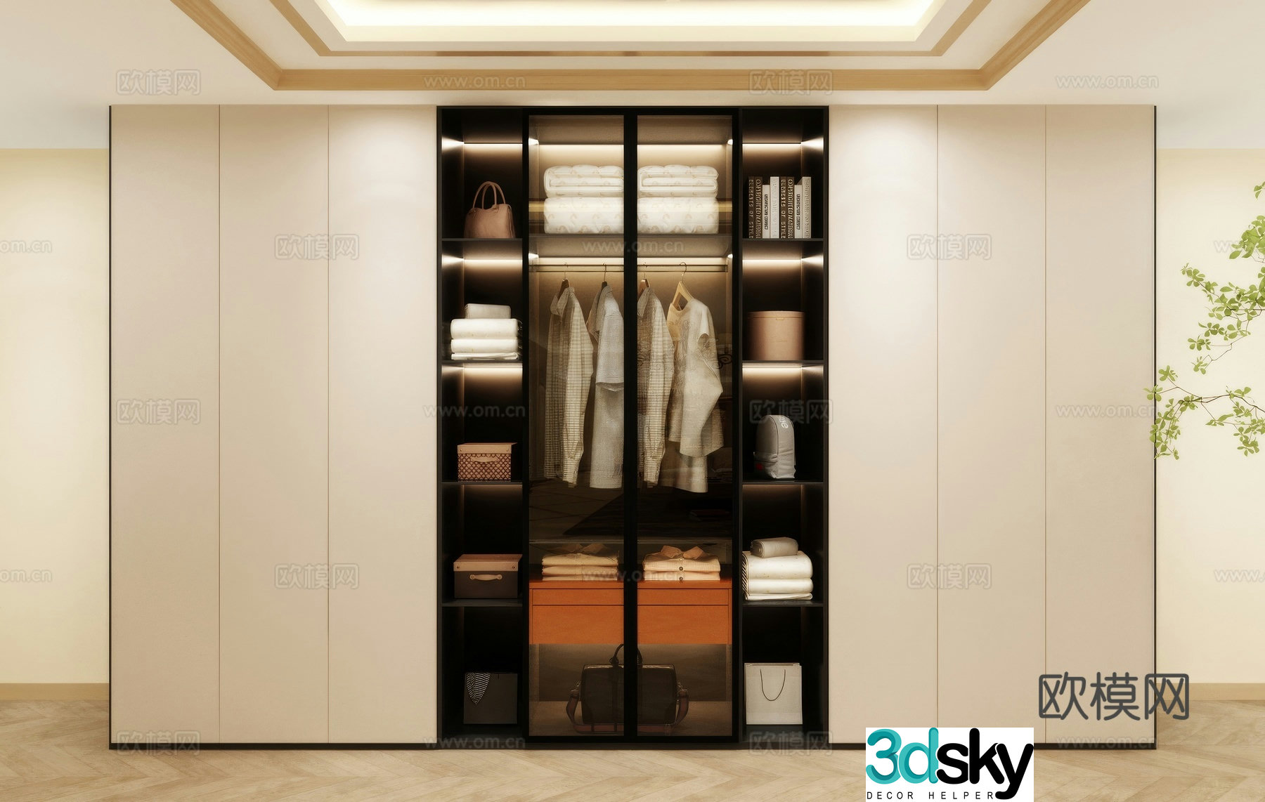 Wardrobe Design Wardrobe Wardrobe Chair Bedroom Wardrobe Hotel Wardrobe 3D Model