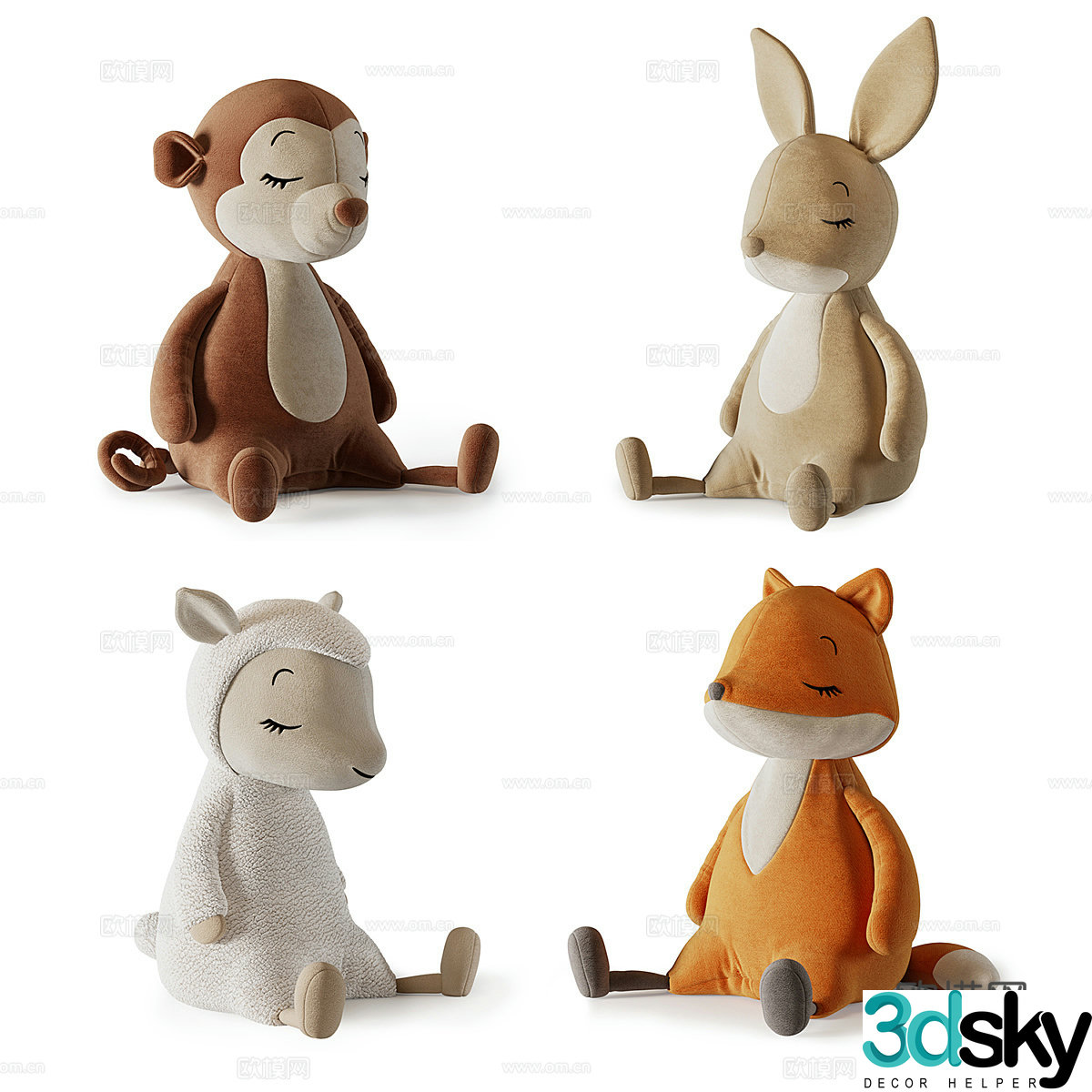 Plush toy 3d model