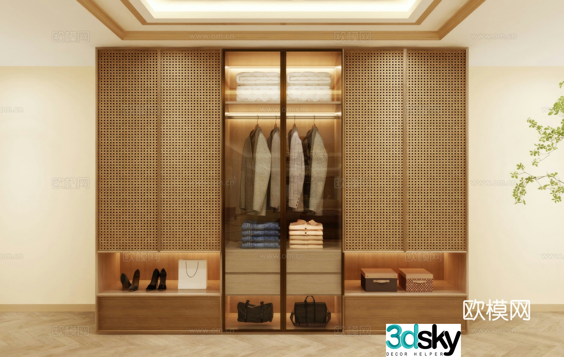Wardrobe Design Wardrobe Wardrobe Chair Bedroom Wardrobe Hotel Wardrobe 3D Model
