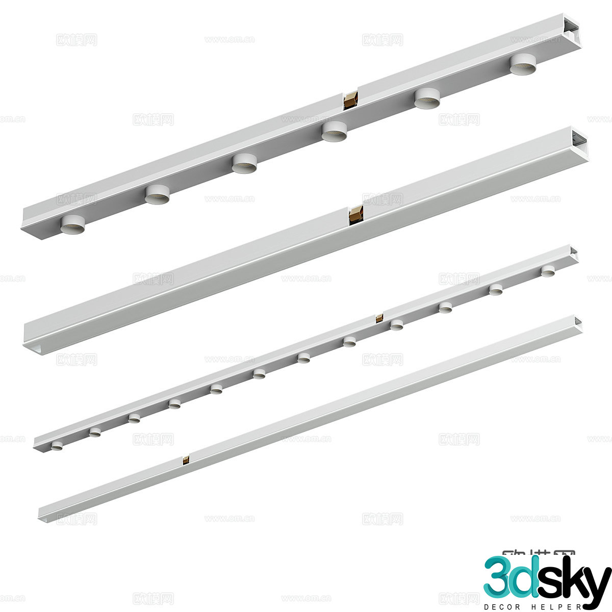 Modern simple downlight spotlight exhibition downlight exhibition spotlight 3d model