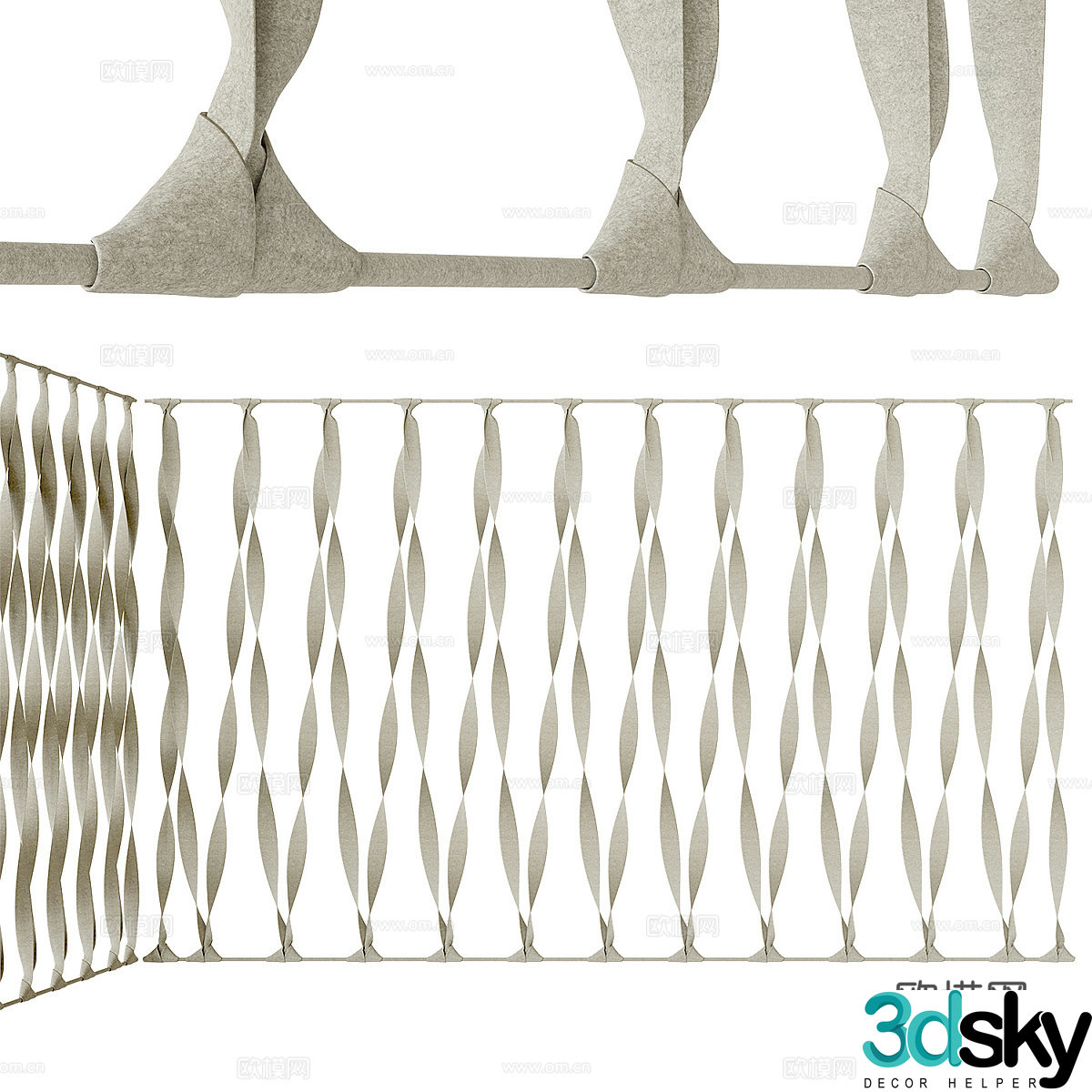 Background wall 3d model