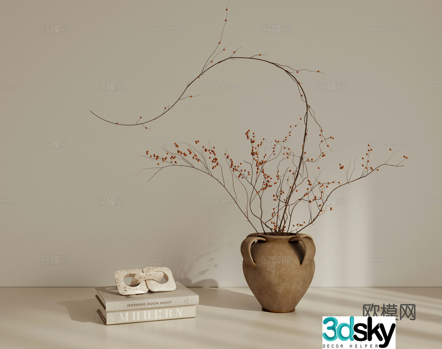 Potted ornaments 3D model