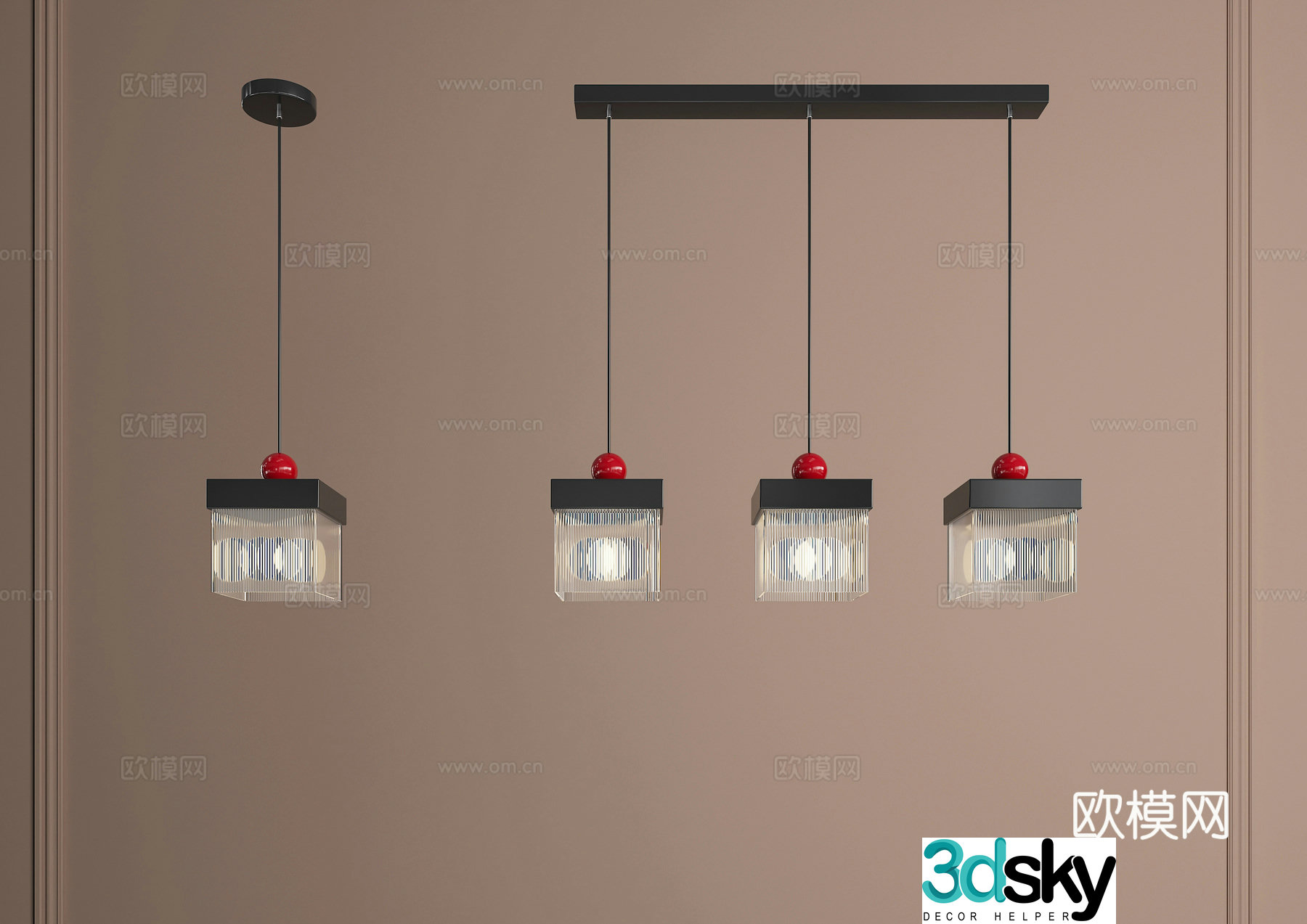 Italian chandeliers small chandeliers three-head chandeliers light luxury chandeliers medieval chandeliers restaurant chandeliers 3D model