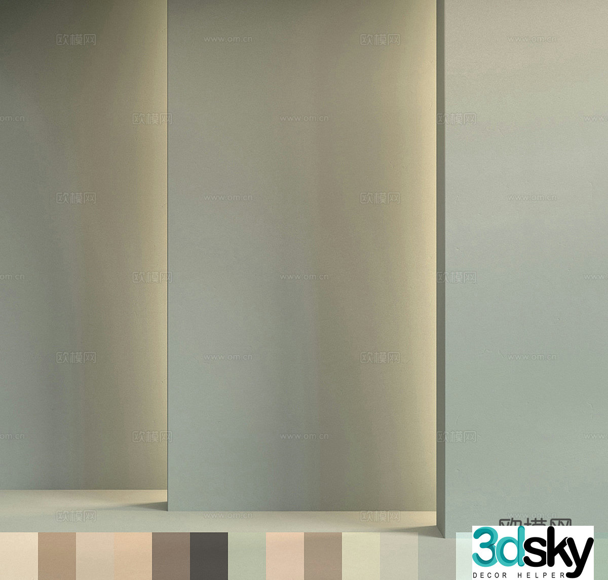 Colored paint latex paint art paint art paint children’s room paint 3d model