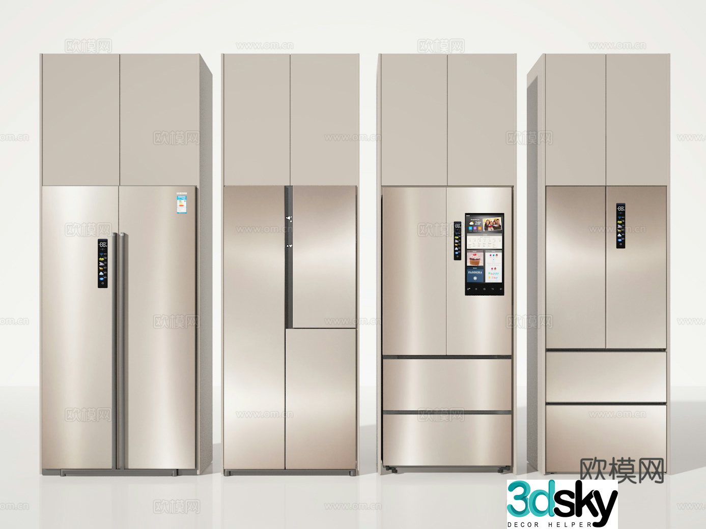 Refrigerator 3d model