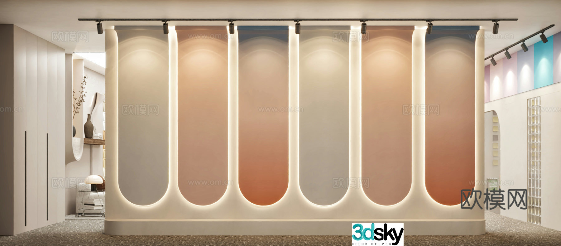 Latex paint store 3d model