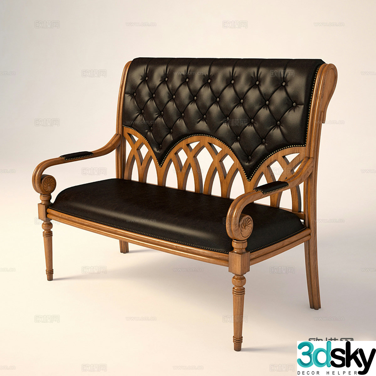 Bench TUDOR3d model