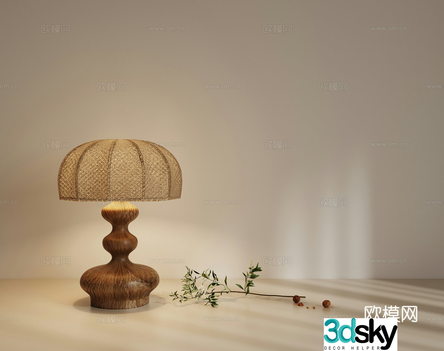 Table lamp 3d model