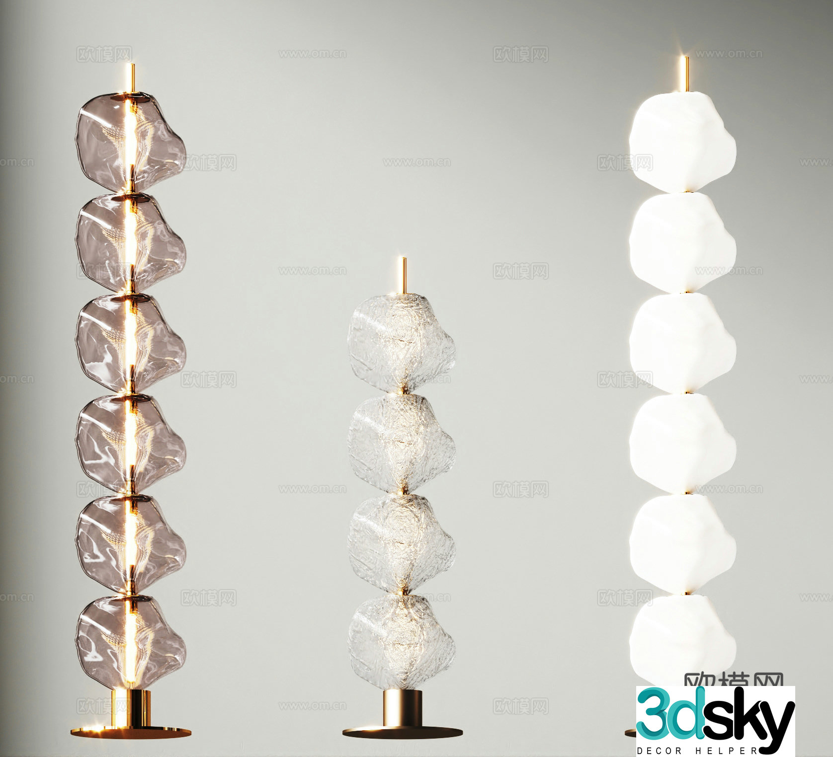 Metal floor lamp Art floor lamp Modern floor lamp Bedroom floor lamp Living room floor lamp 3D model