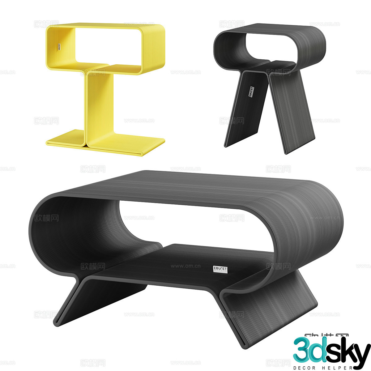 Desk 3d model