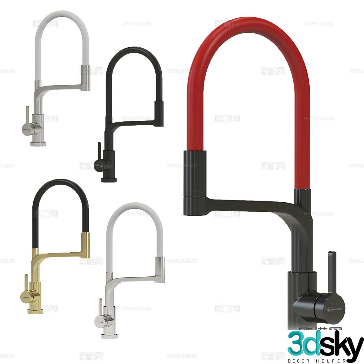 Cabinet faucet 3d model