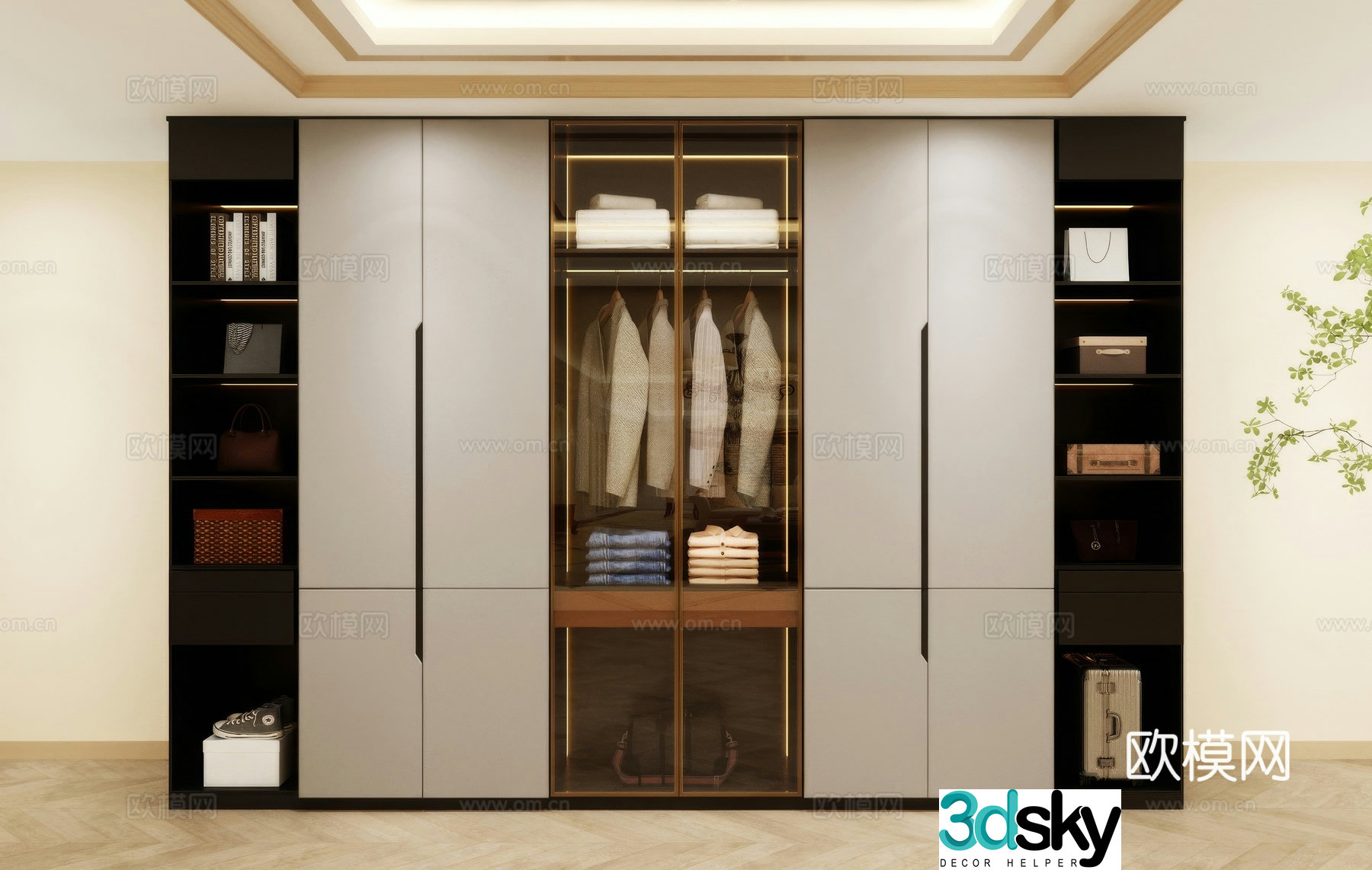 Wardrobe Design Wardrobe Wardrobe Chair Bedroom Wardrobe Hotel Wardrobe 3D Model
