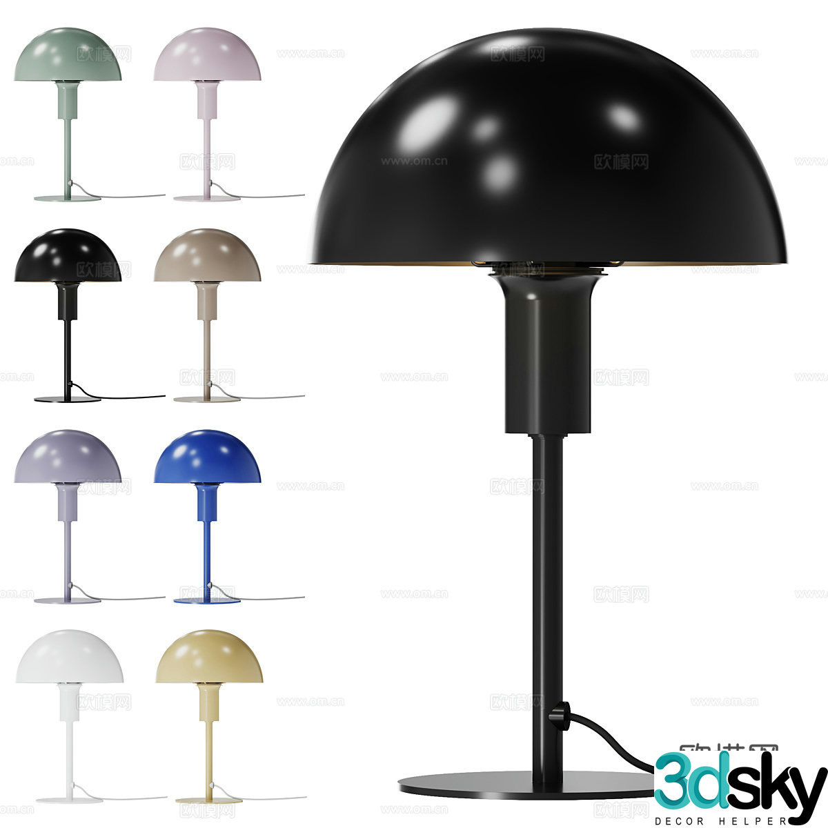 Modern Italian Nordlux desk lamp 3d model
