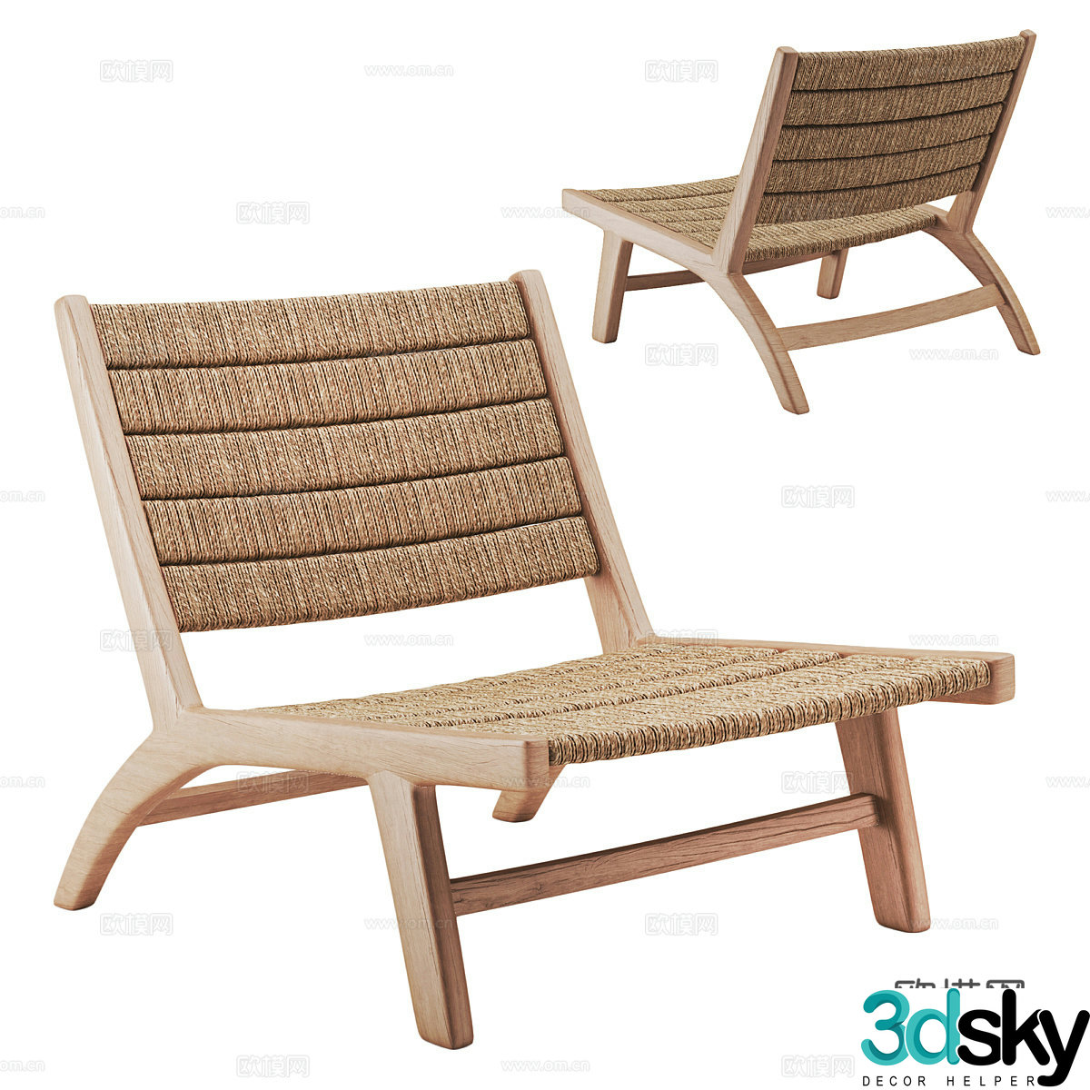 Outdoor chair 3d model