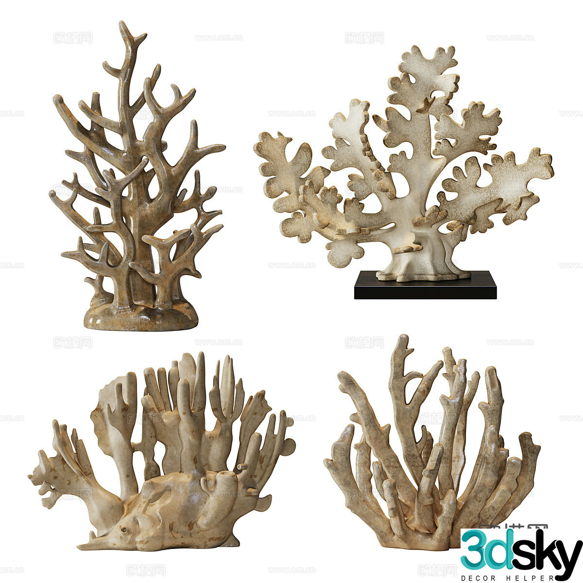 Coral ornament 3d model