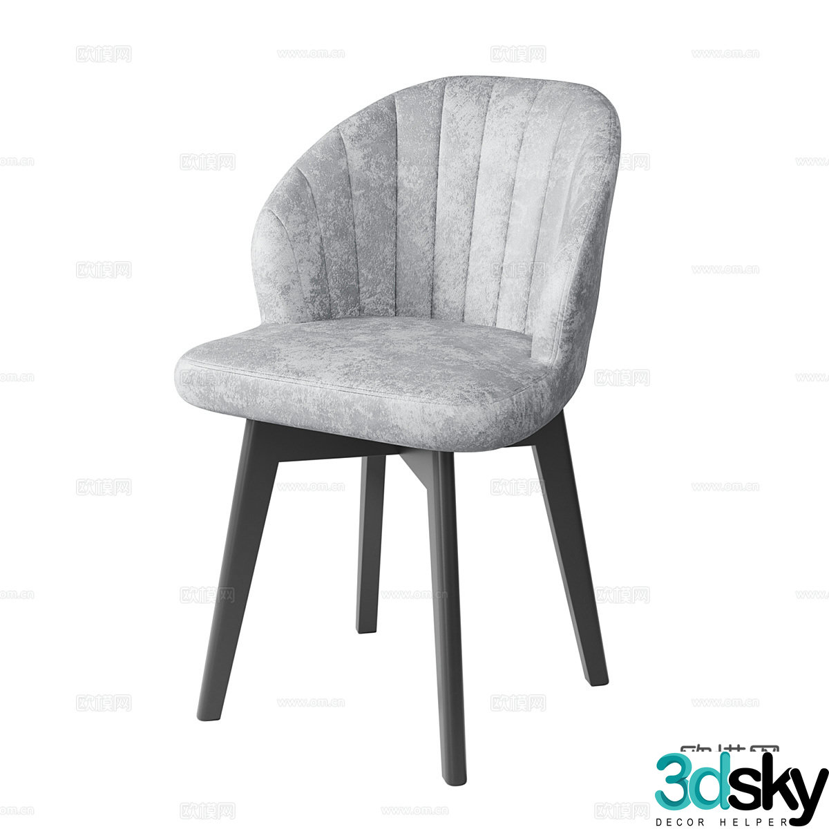 Modern simple single sofa single sofa simple sofa casual sofa living room sofa 3d model